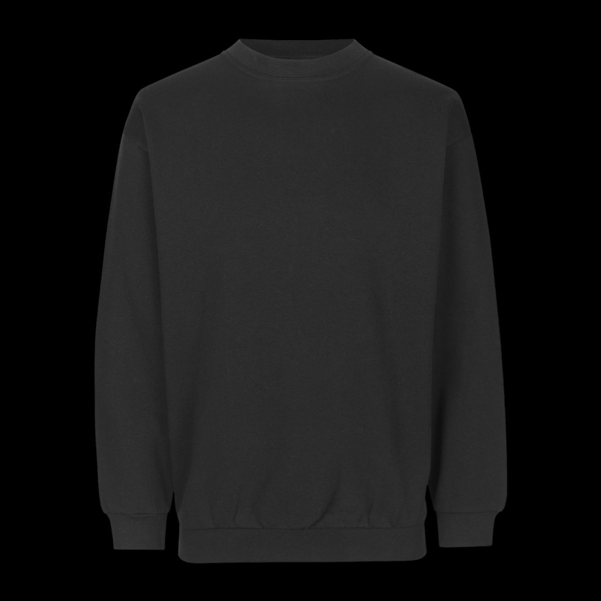 ID Herre Sweatshirt - Black - 6XL