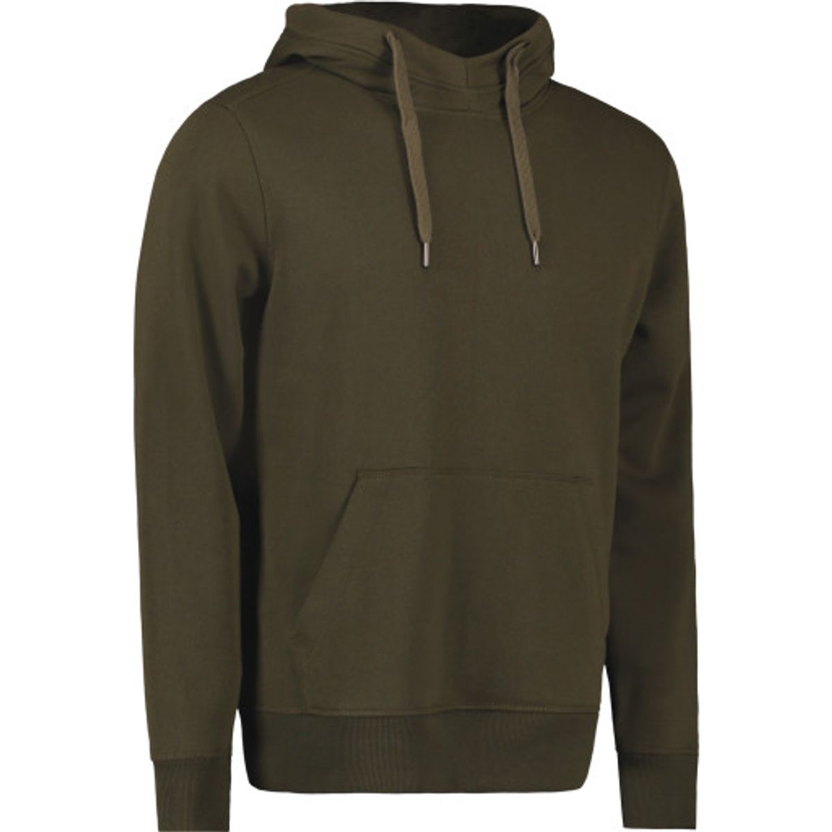 ID Identity herre hoodie, oliven str. L