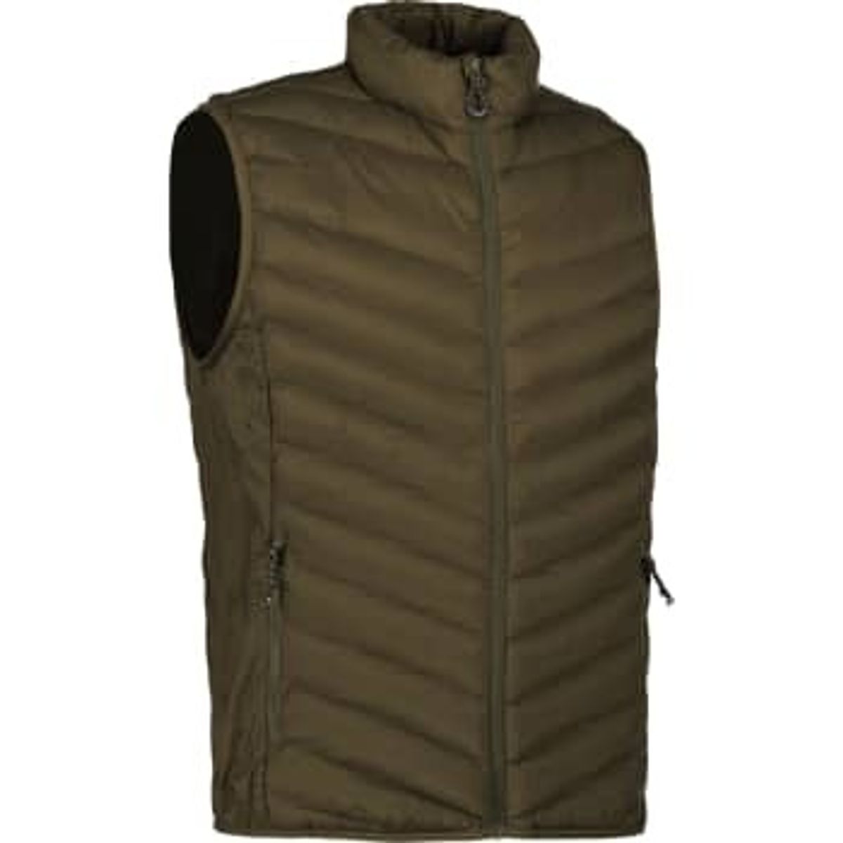 ID Identity ID, vatteret stretch vest, 0892, Oliven, str. S