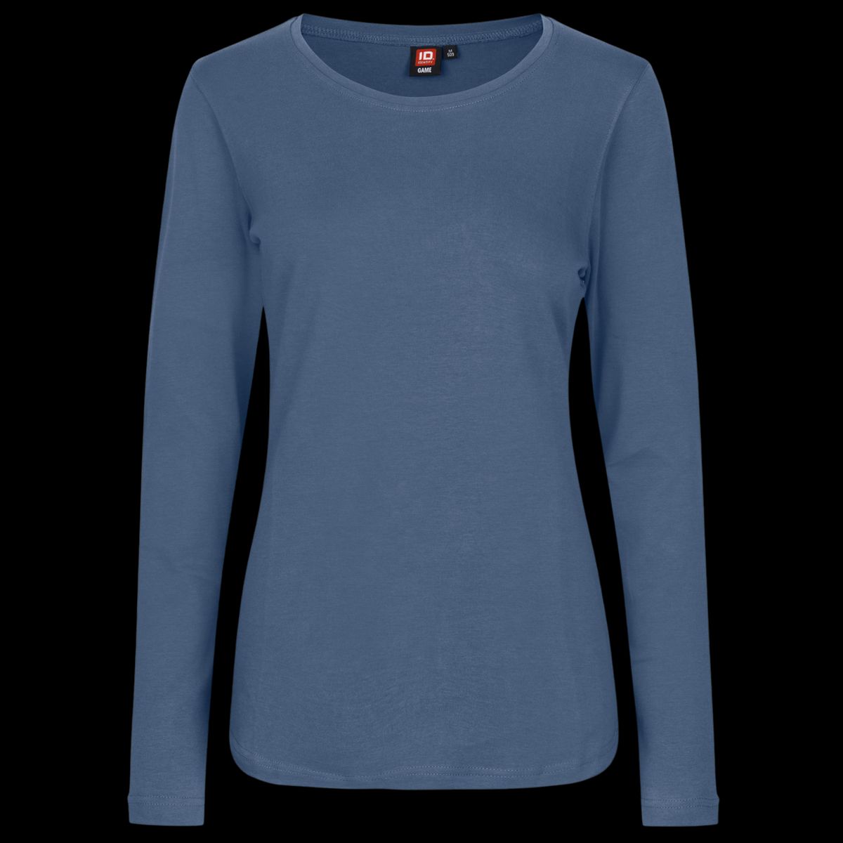 ID Interlock Dame Langærmet t-shirt - Indigo - 3XL