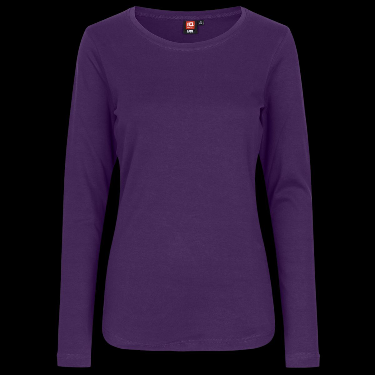 ID Interlock Dame Langærmet t-shirt - Lilla - M