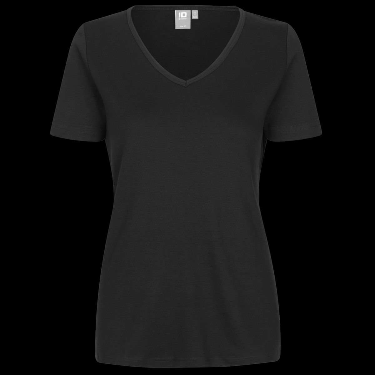 ID Interlock Dame T-shirt - Black - XL