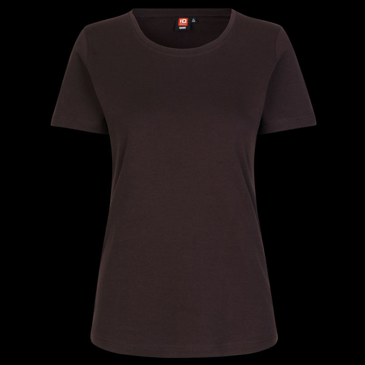 ID Interlock Dame T-shirt - Mørk Bordeaux - M