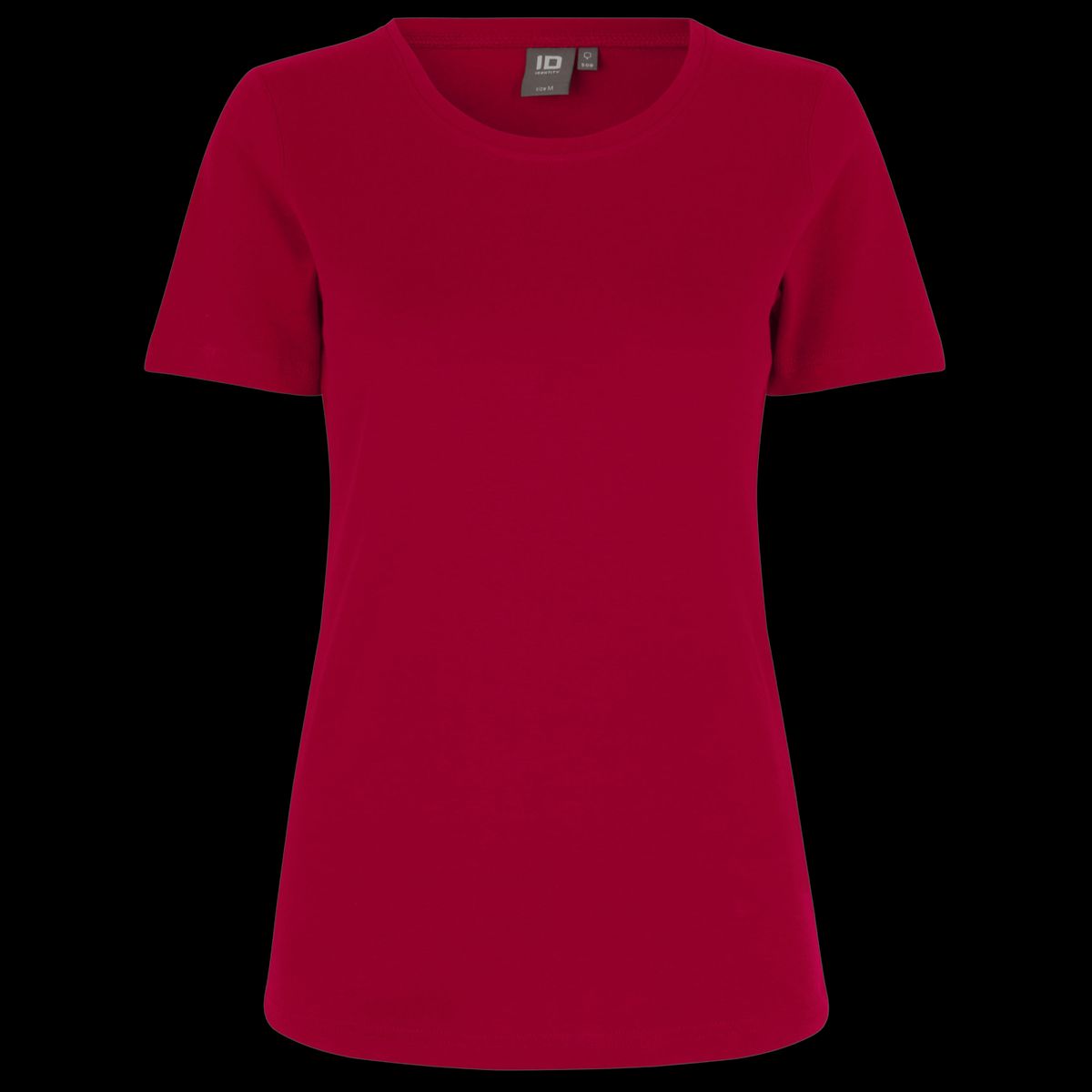 ID Interlock Dame T-shirt - Rød - L