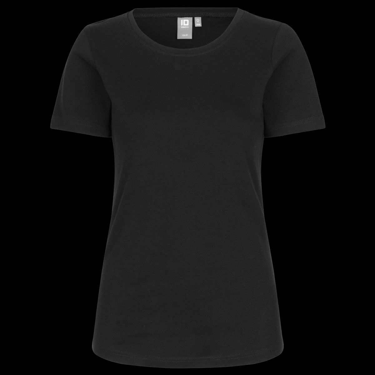 ID Interlock Dame T-shirt - Sort - M