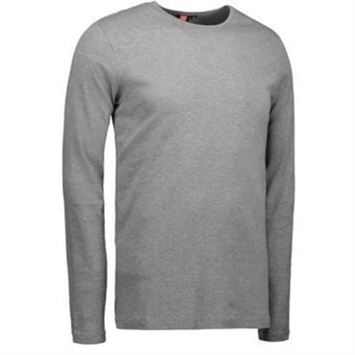 Id Interlock T-shirt 0518 Grå Melange-2xl