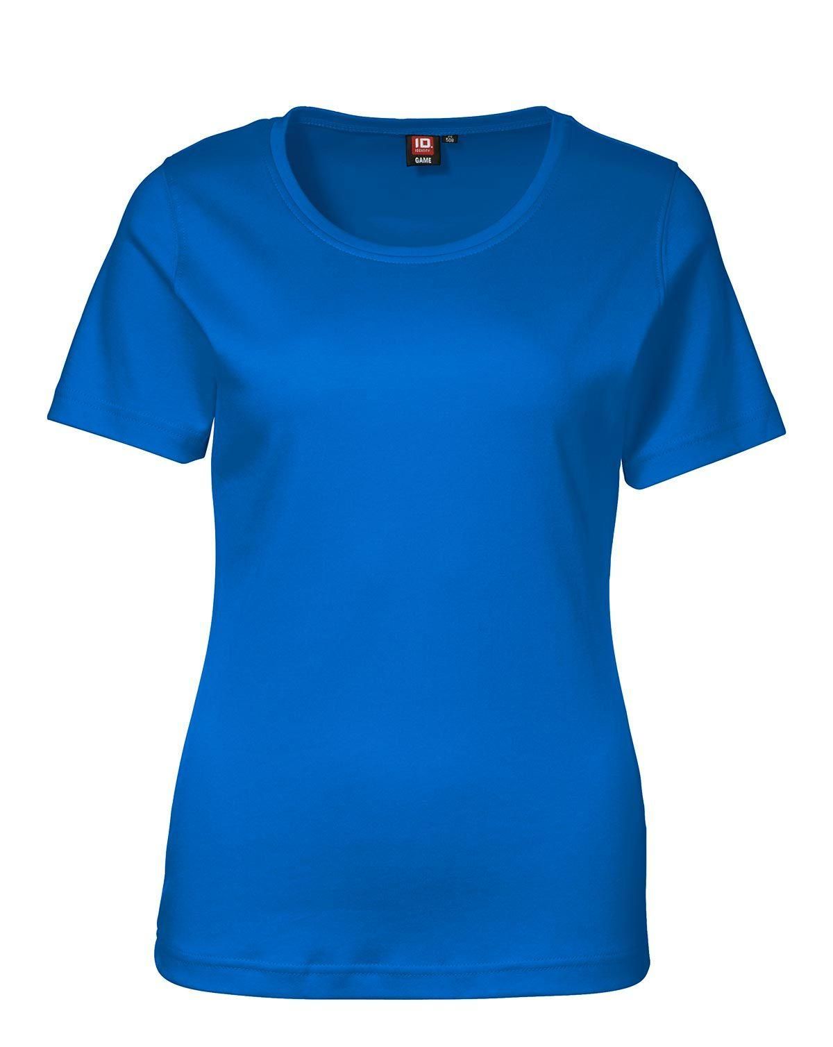 ID Interlock T-Shirt Dame Azur