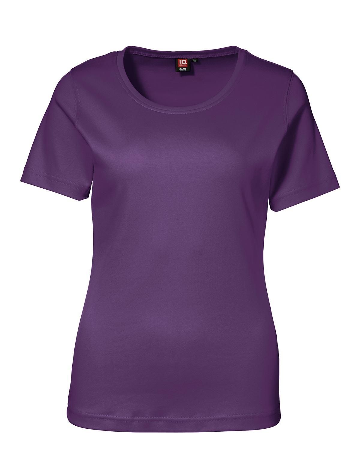 ID Interlock T-Shirt Dame Lilla