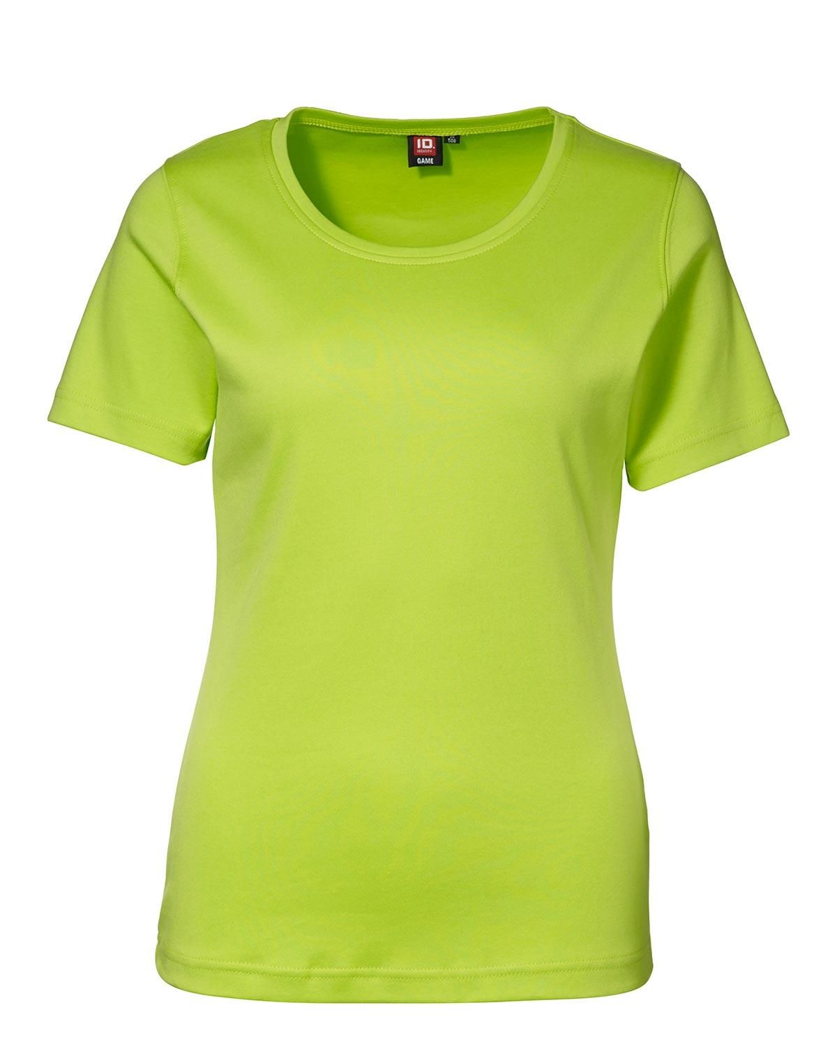 ID Interlock T-Shirt Dame Lime