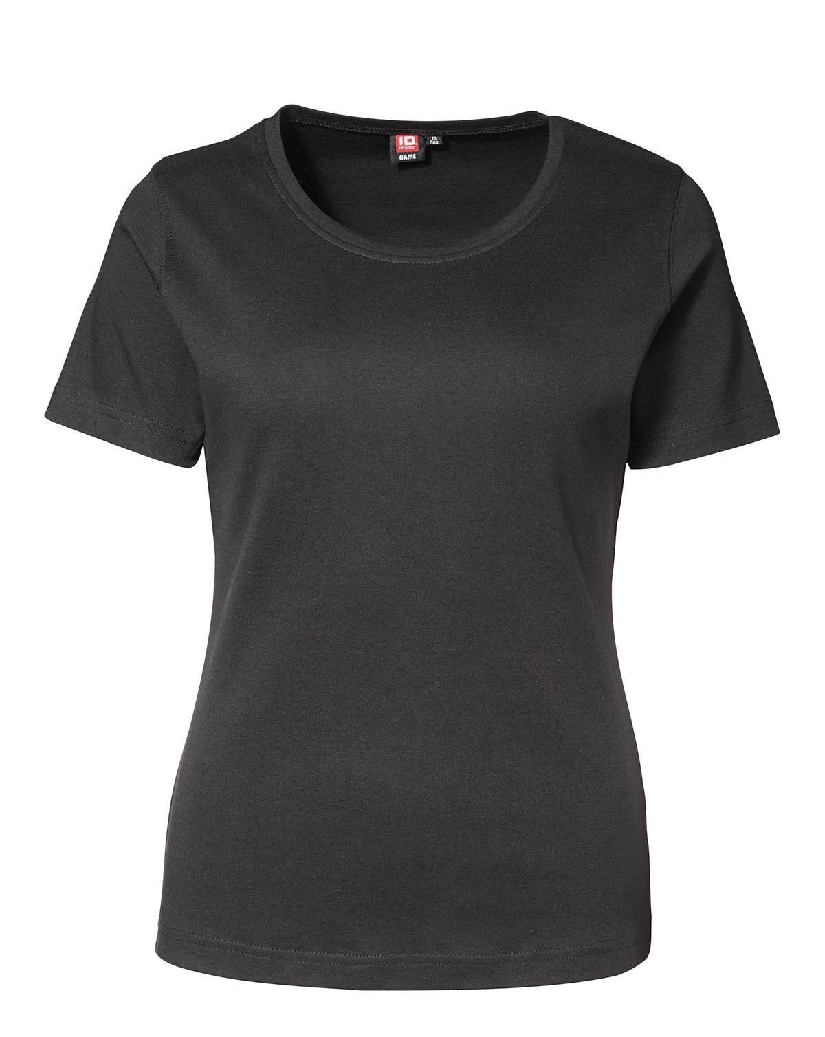 ID Interlock T-Shirt Dame Sort