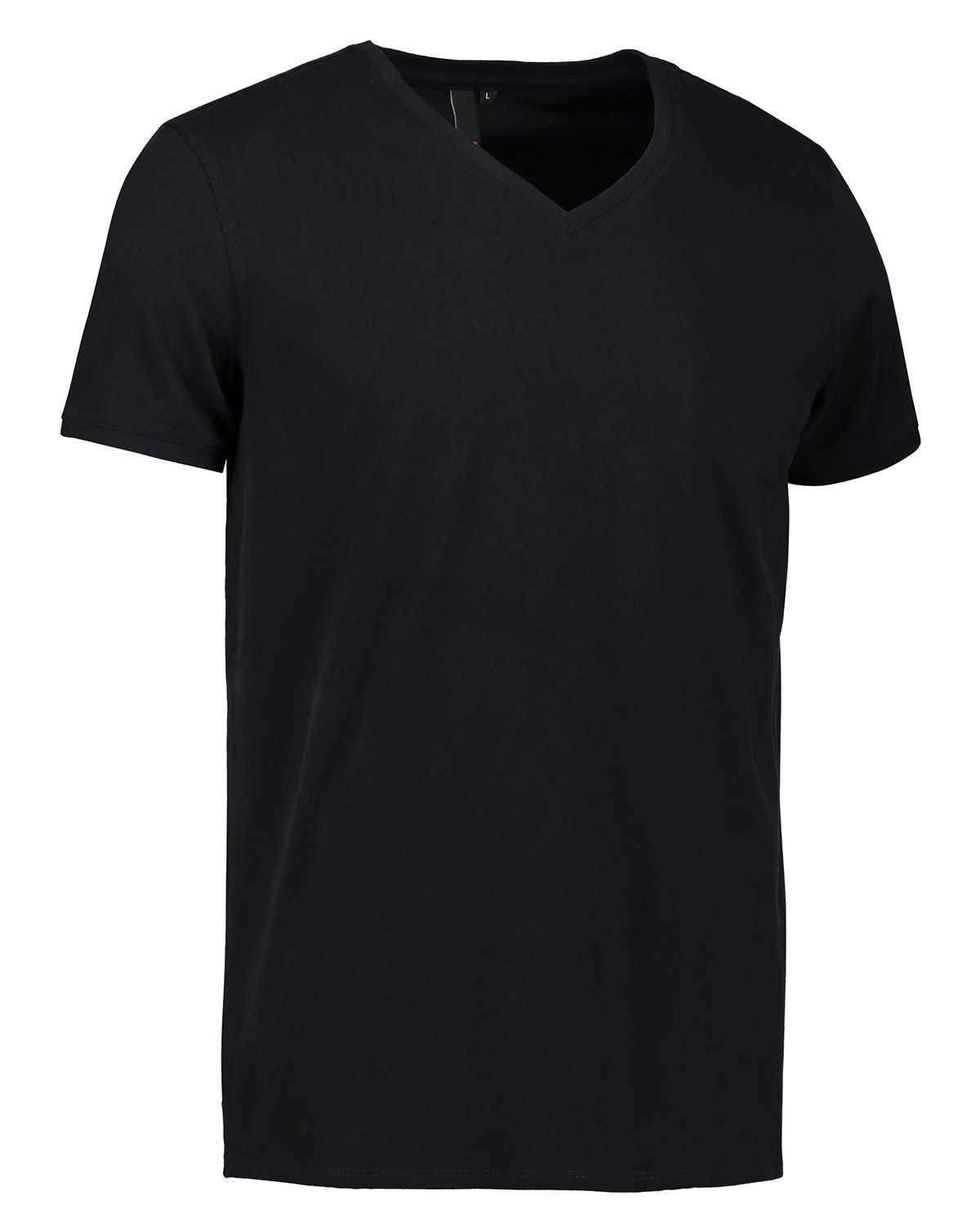 ID Klassisk V-Neck T-Shirt Sort