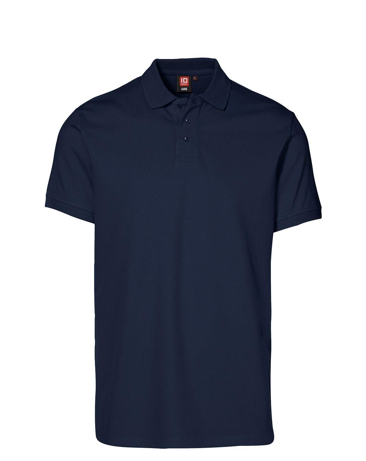 ID Piqué Polo Trøje Stretch Navy