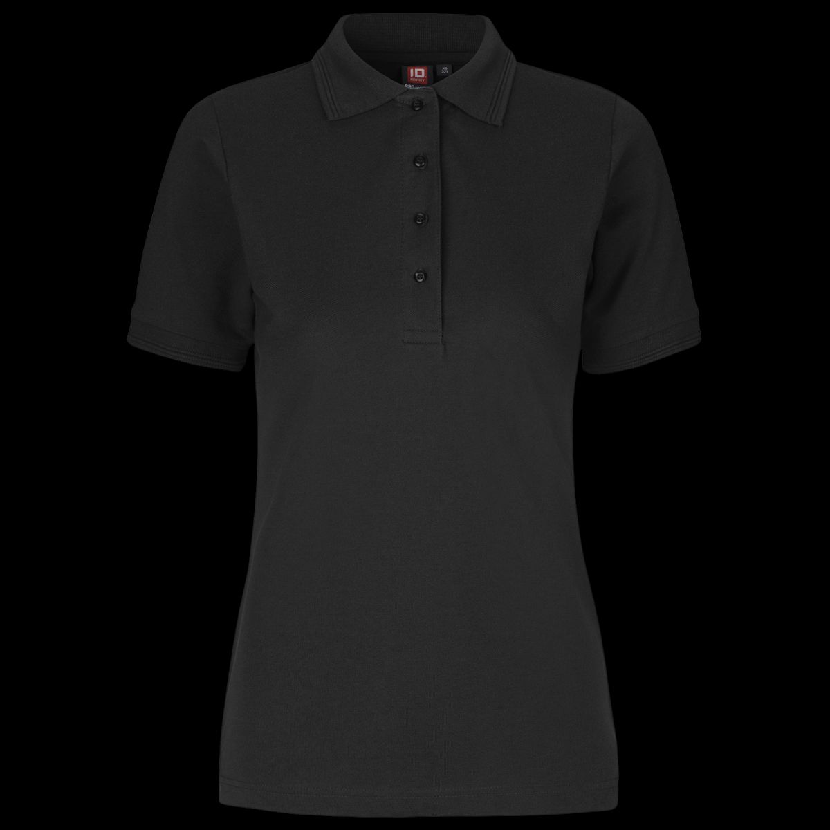 ID Pro Wear Dame Polo - Black - S