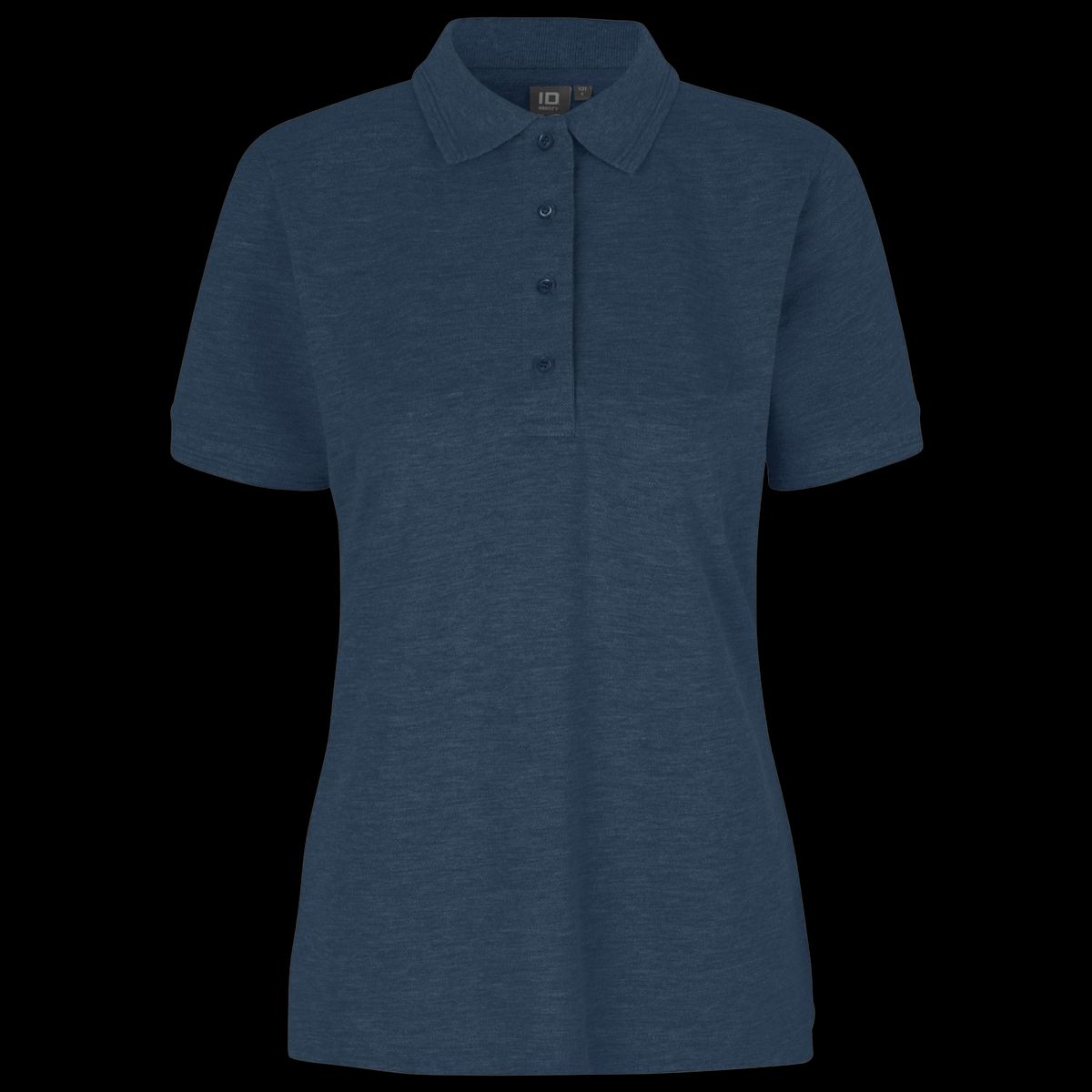 ID Pro Wear Dame Polo - Blå Melange - 4XL