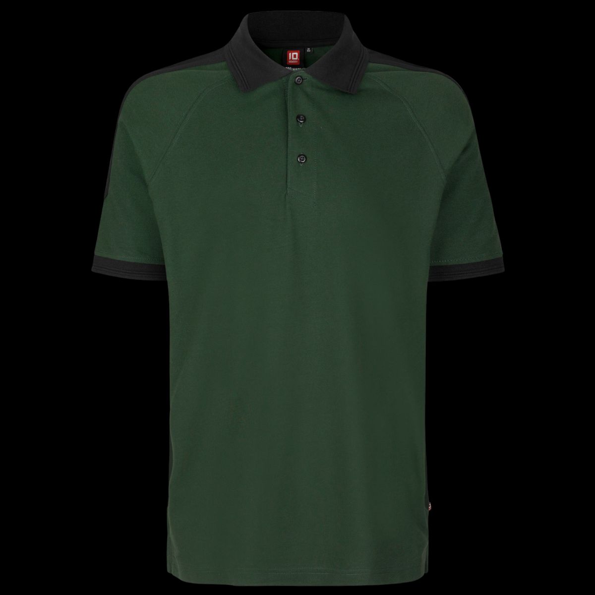 ID Pro Wear Herre Polo - Flaskegrøn - 6XL