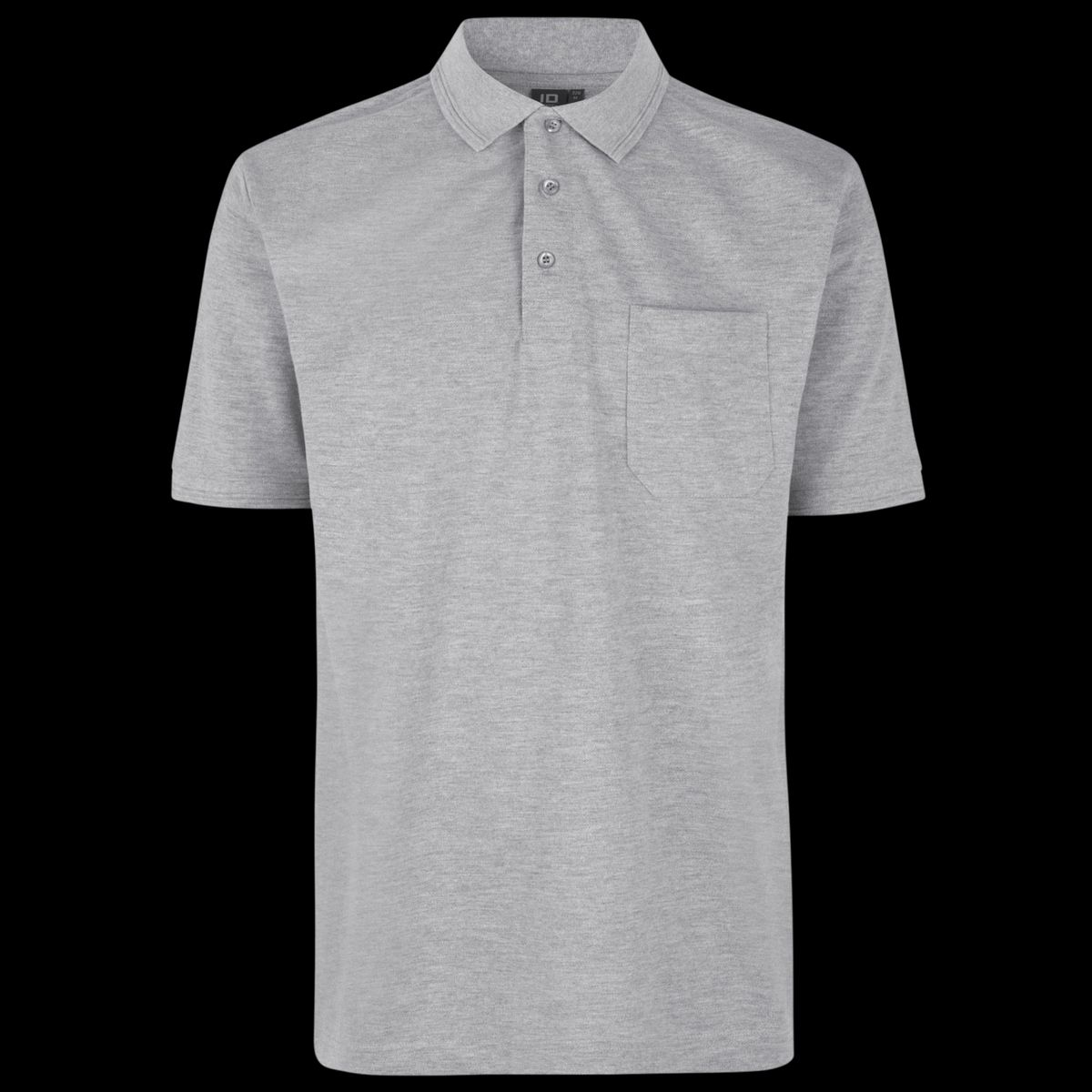 ID Pro Wear Herre Polo - Grey Melange - 4XL