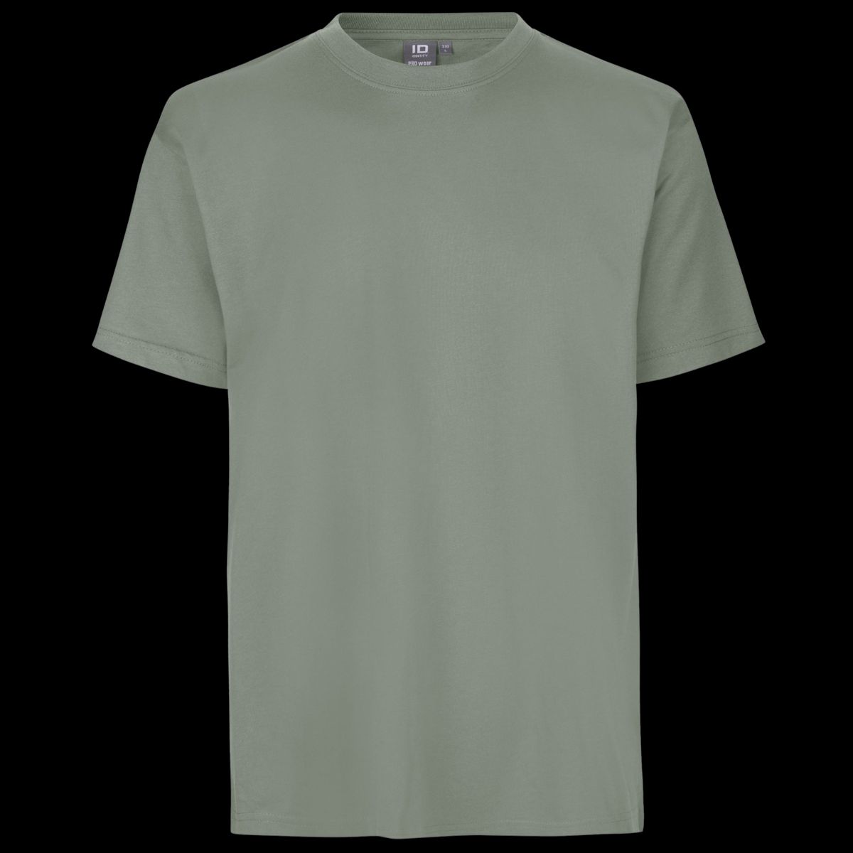 ID Pro Wear Herre T-shirt - Støvet Grøn - 3XL