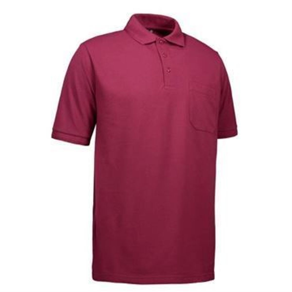 Id Pro Wear Polo Med Brystlomme 0320 Bordeaux-large