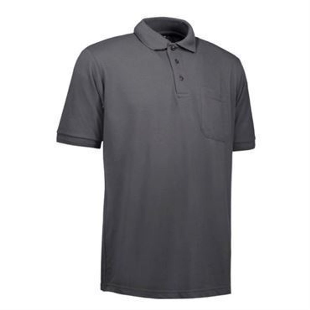 Id Pro Wear Polo Med Brystlomme 0320 Koks Grå-6xl