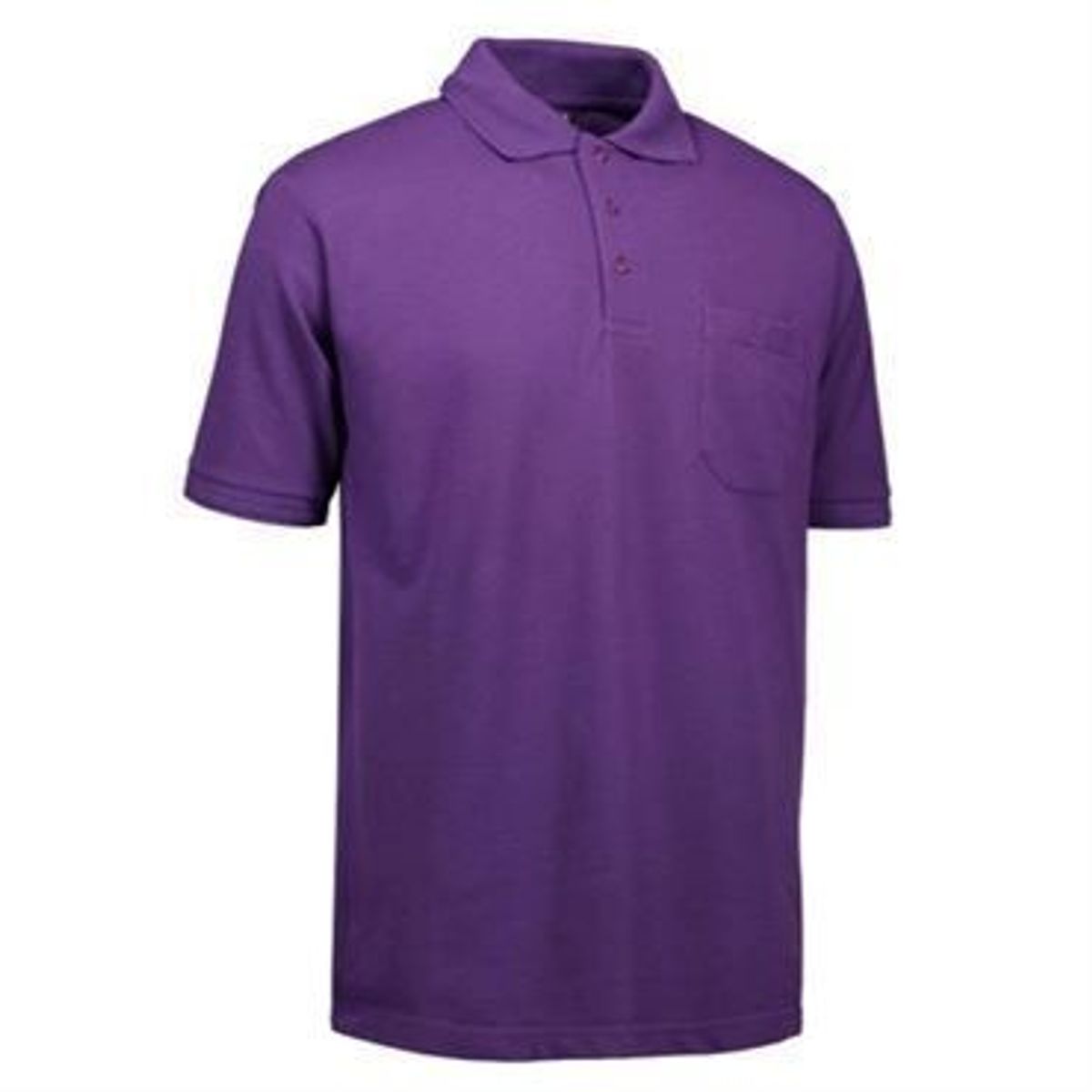 Id Pro Wear Polo Med Brystlomme 0320 Lilla-2xl