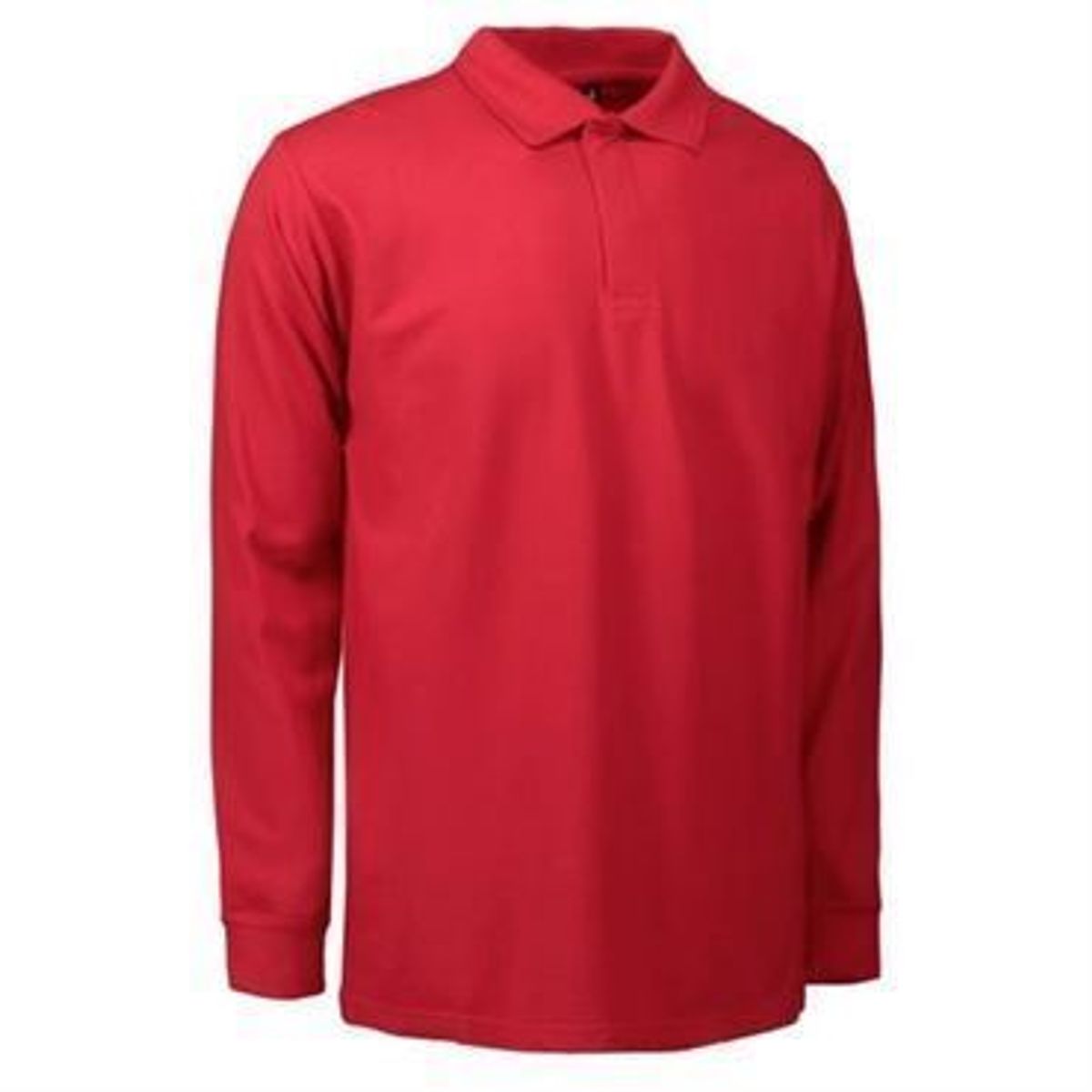 Id Pro Wear Polo Med Lange Ærmer 0336 Rød-2xl