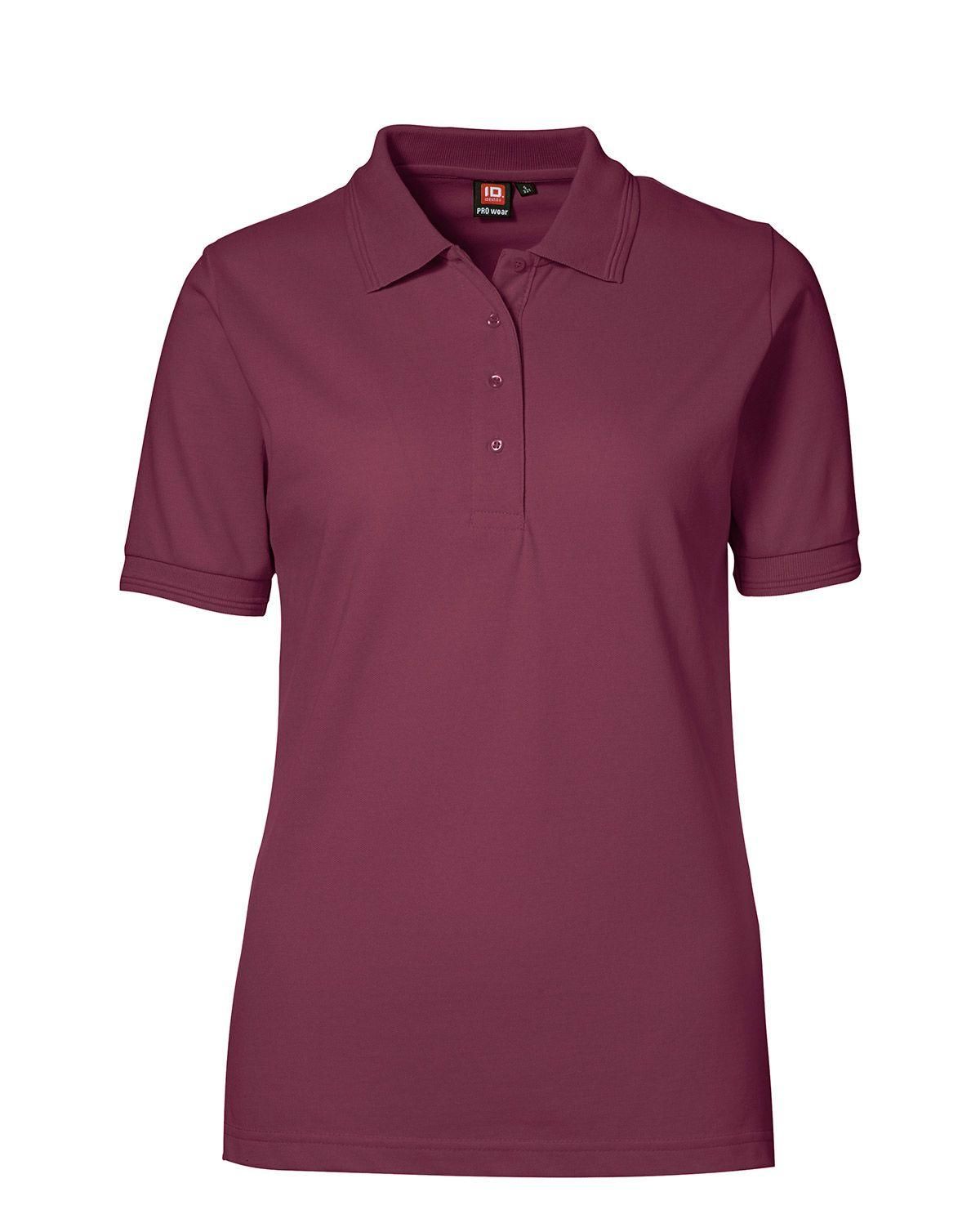 ID PRO Wear Polo Trøje Dame Bordeaux