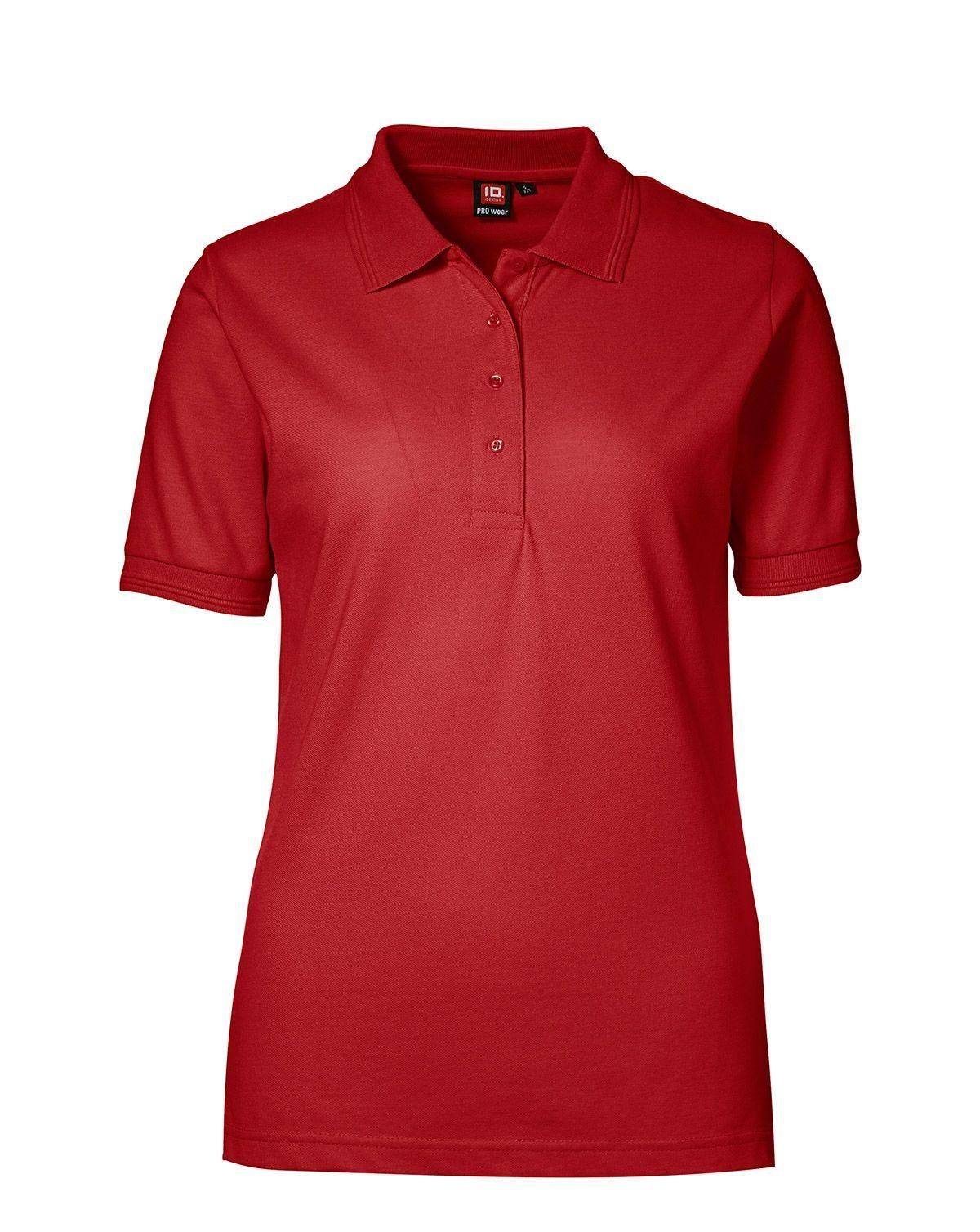 ID PRO Wear Polo Trøje Dame Rød