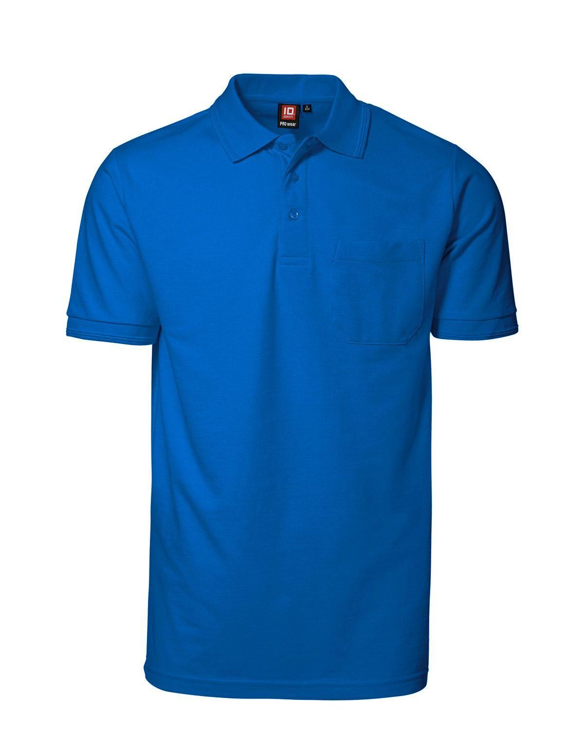 ID PRO Wear Polo Trøje m. Lomme Azur