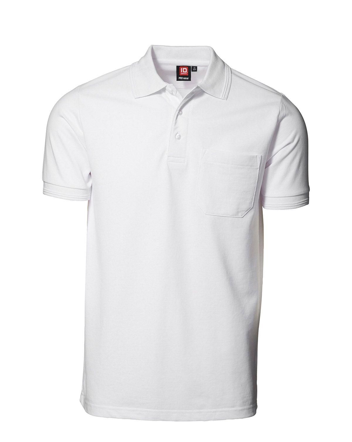 ID PRO Wear Polo Trøje m. Lomme Hvid