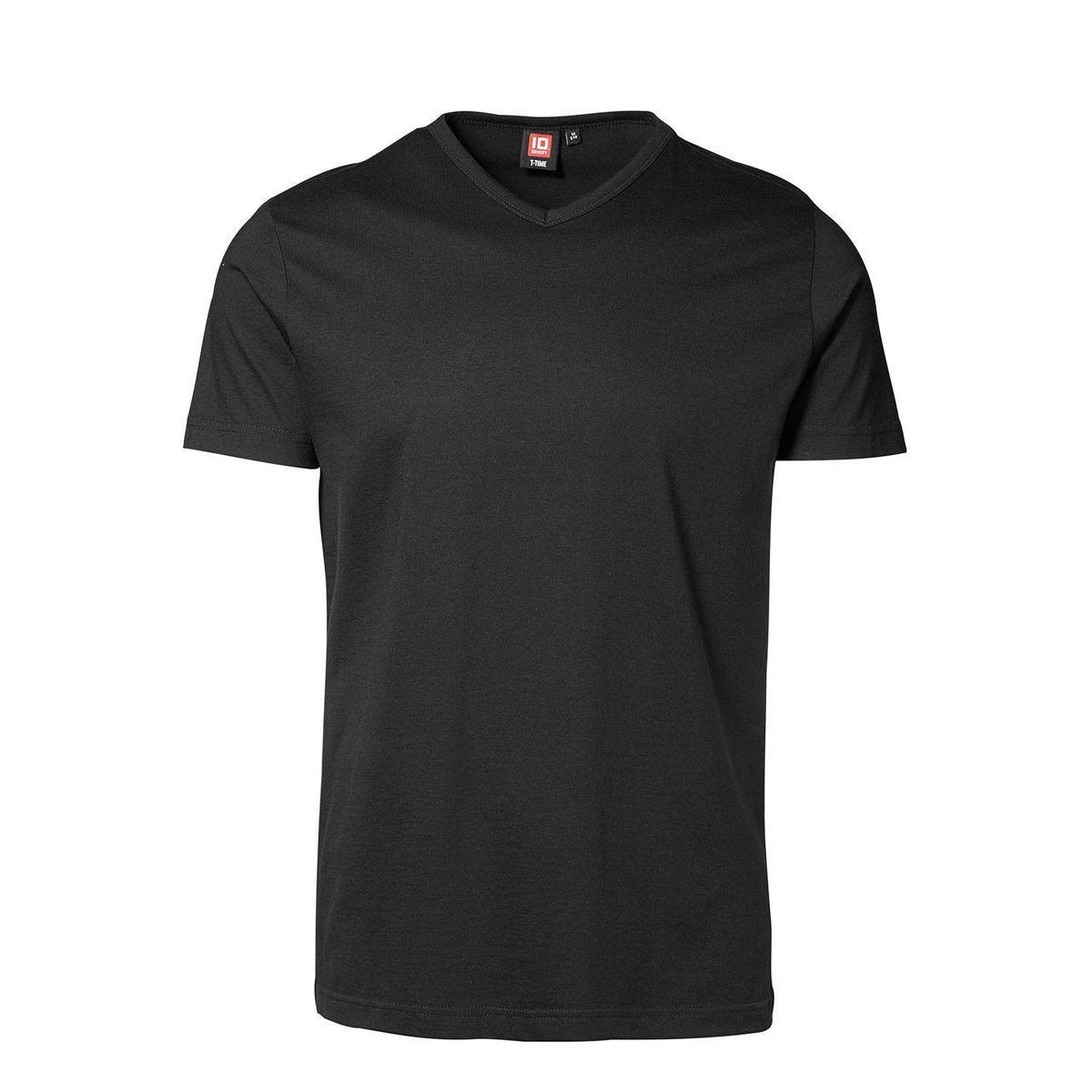 ID Snug fit V-neck T-Shirt Sort