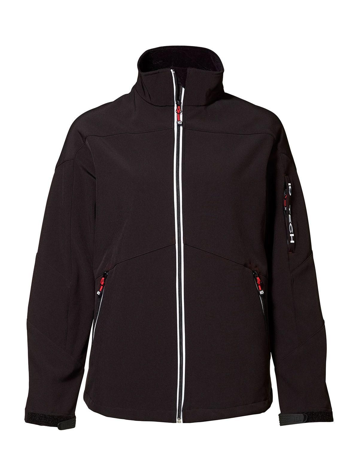 ID Softshell kontrast Jakke Dame Sort