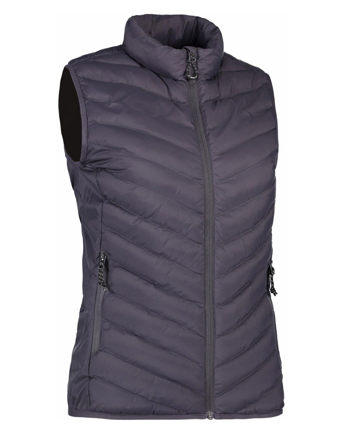 ID Stretch Bodywarmer Vest - Dame Silver Grå