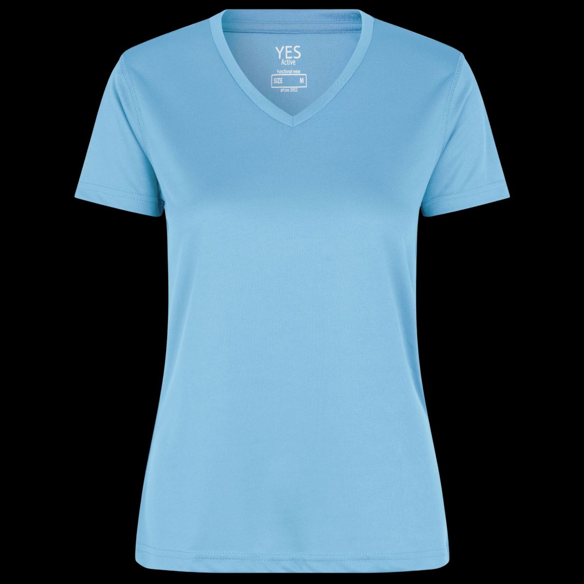 ID Yes Active Dame Trænings t-shirt - Cyan - 2XL