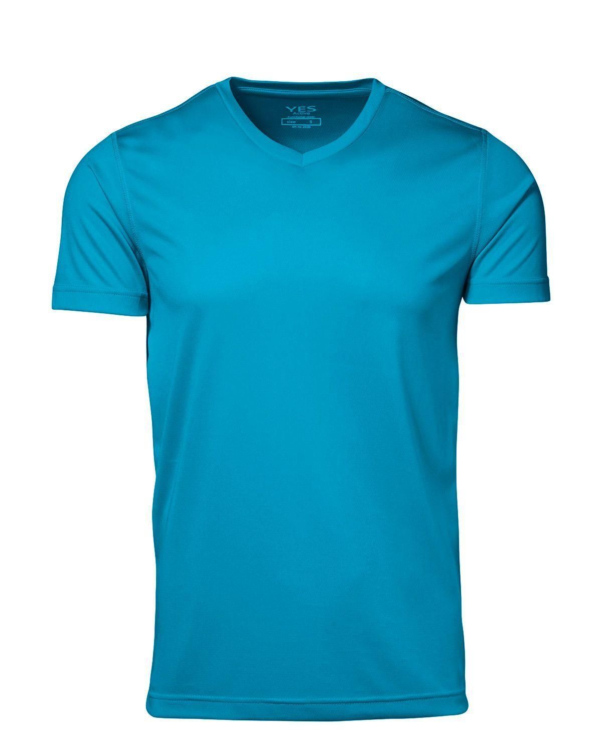 ID YES Svedtransporterende T-Shirt Cyan