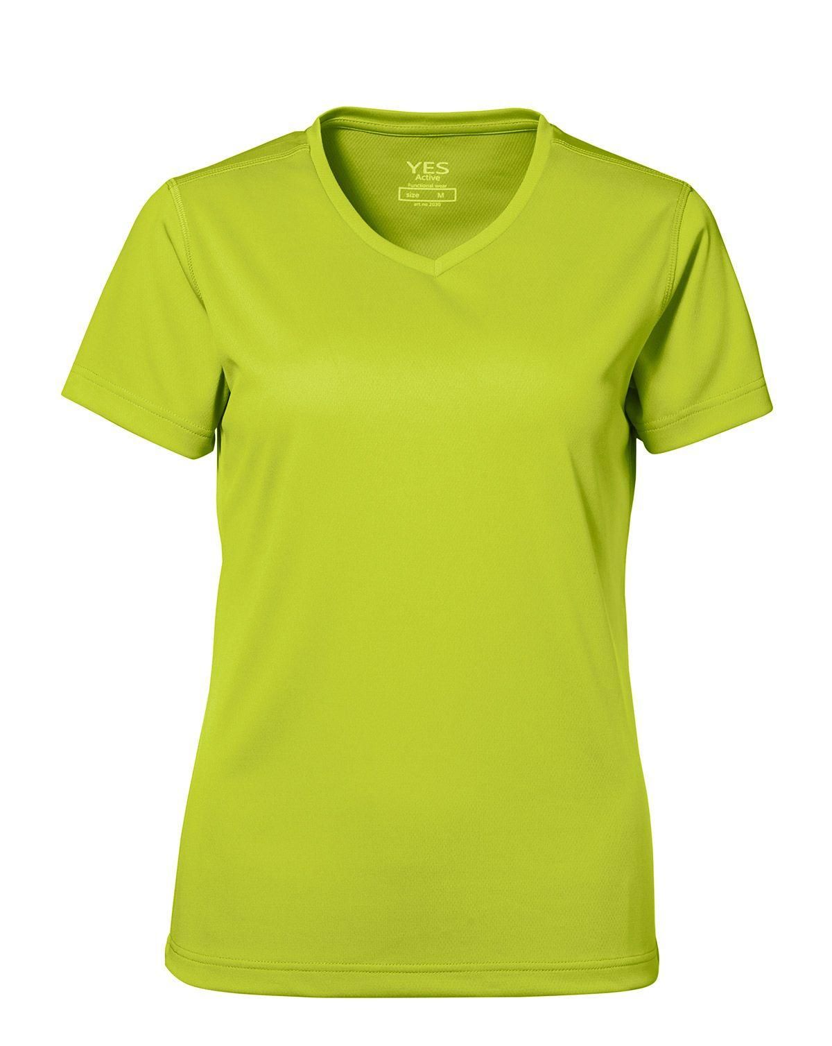 ID YES Svedtransporterende T-Shirt Dame Lime