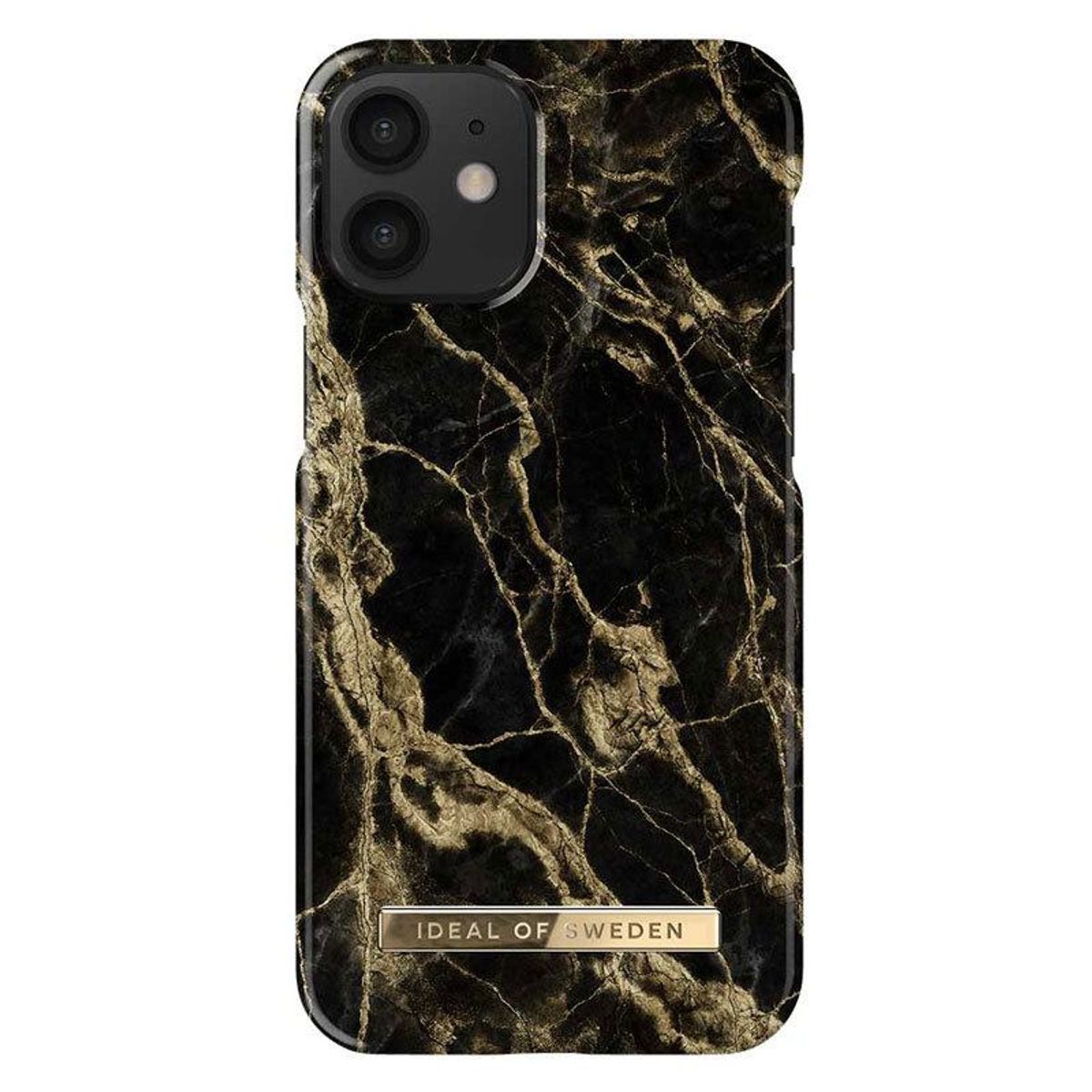 iDeal Of Sweden iPhone 12 Mini Fashion Cover, Golden Smoke Marble