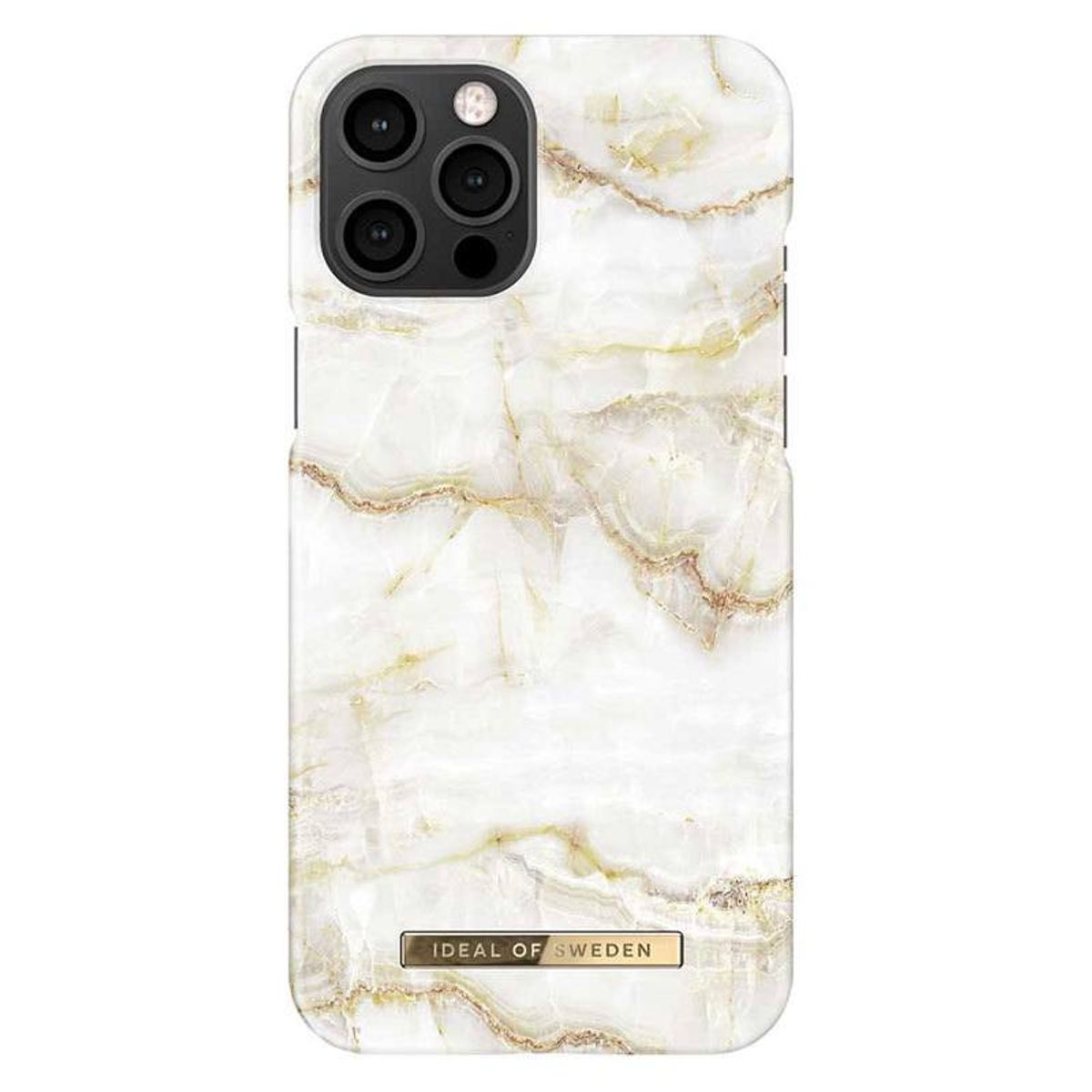 iDeal Of Sweden iPhone 12 Pro Max Fashion Cover, Golden Pearl Marble