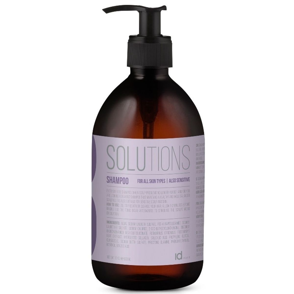 IdHAIR Solutions No. 3 Shampoo All Skin Types Also Sensitive - 500 ml