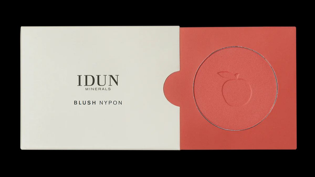 Idun Minerals Blush "Nypon" (Bright Red), 5g.