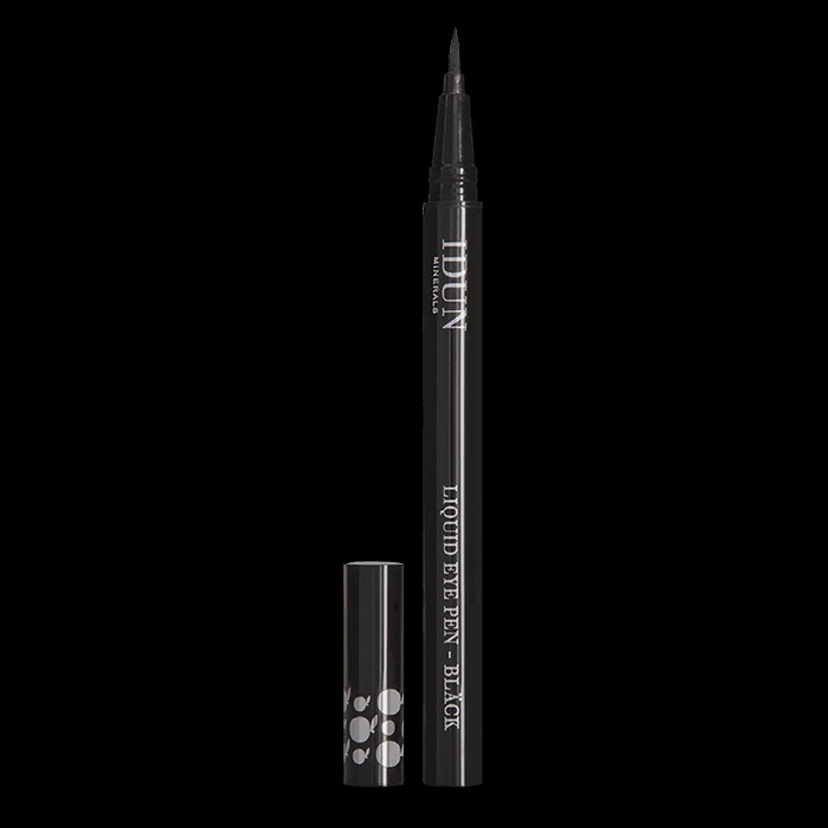 IDUN Minerals Bläck Flydende eyeliner, 0,6ml.