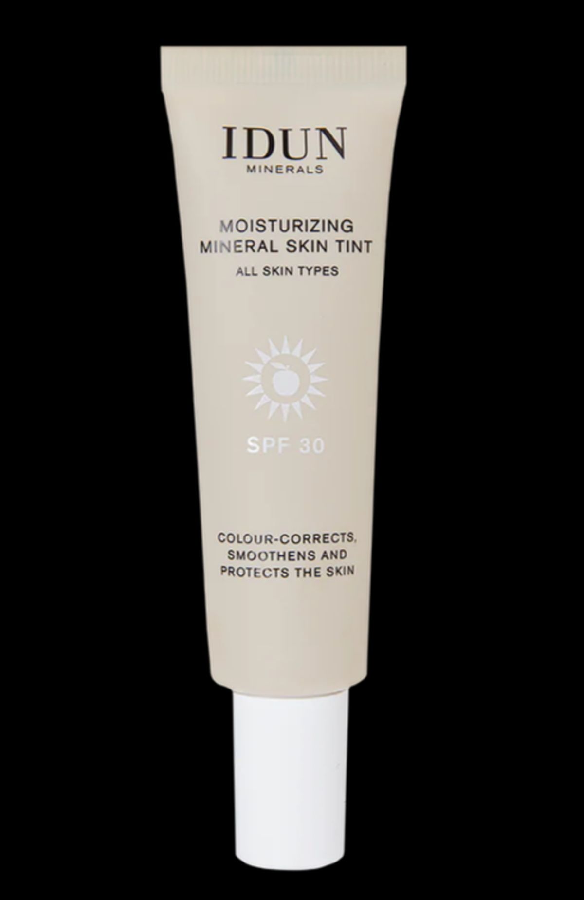 Idun Minerals Moisturizing Mineral Skin Tint SPF30, "Djurgården,"Light Neutral, 27ml.