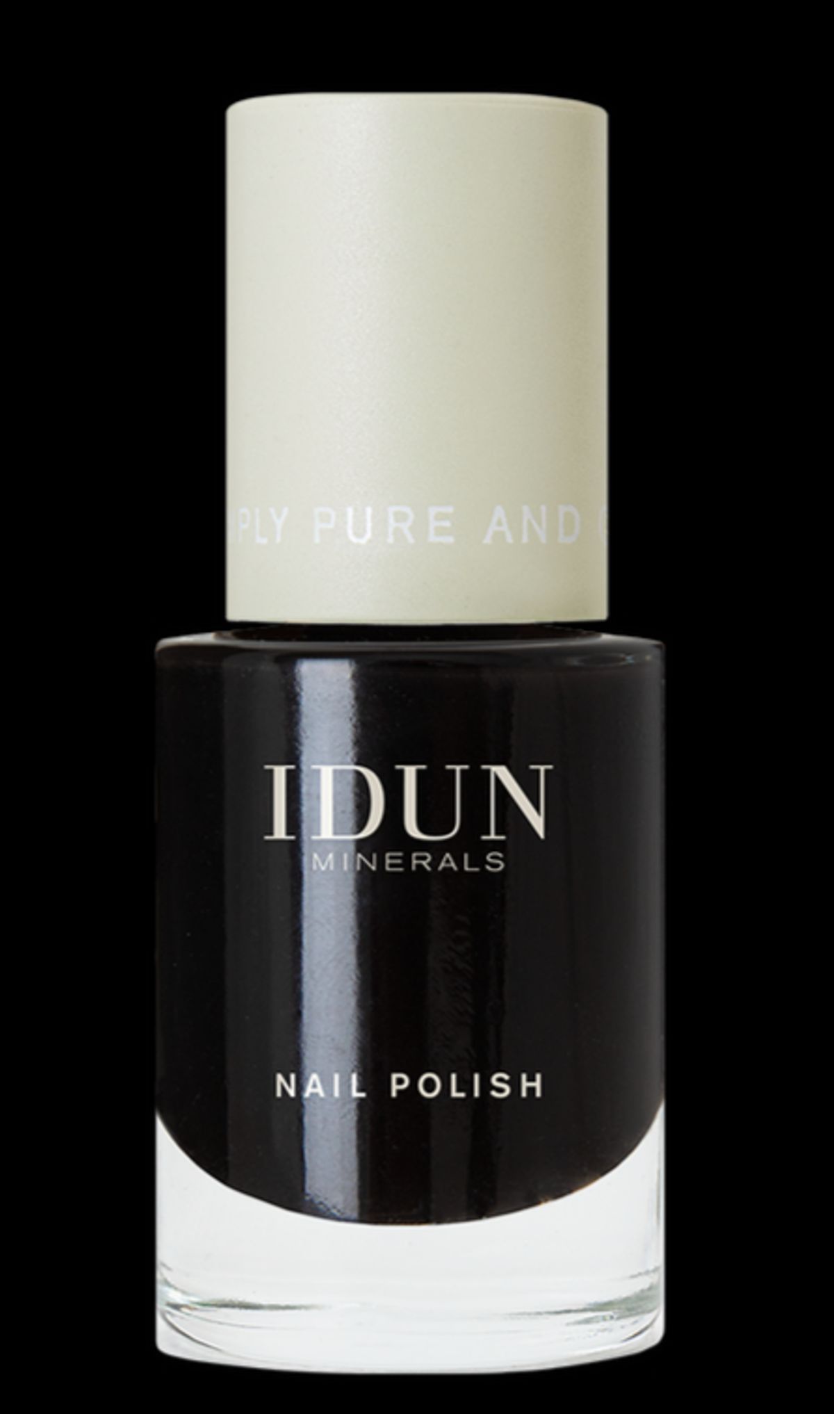 Idun Minerals Nail Polish "Onyx", 11ml.