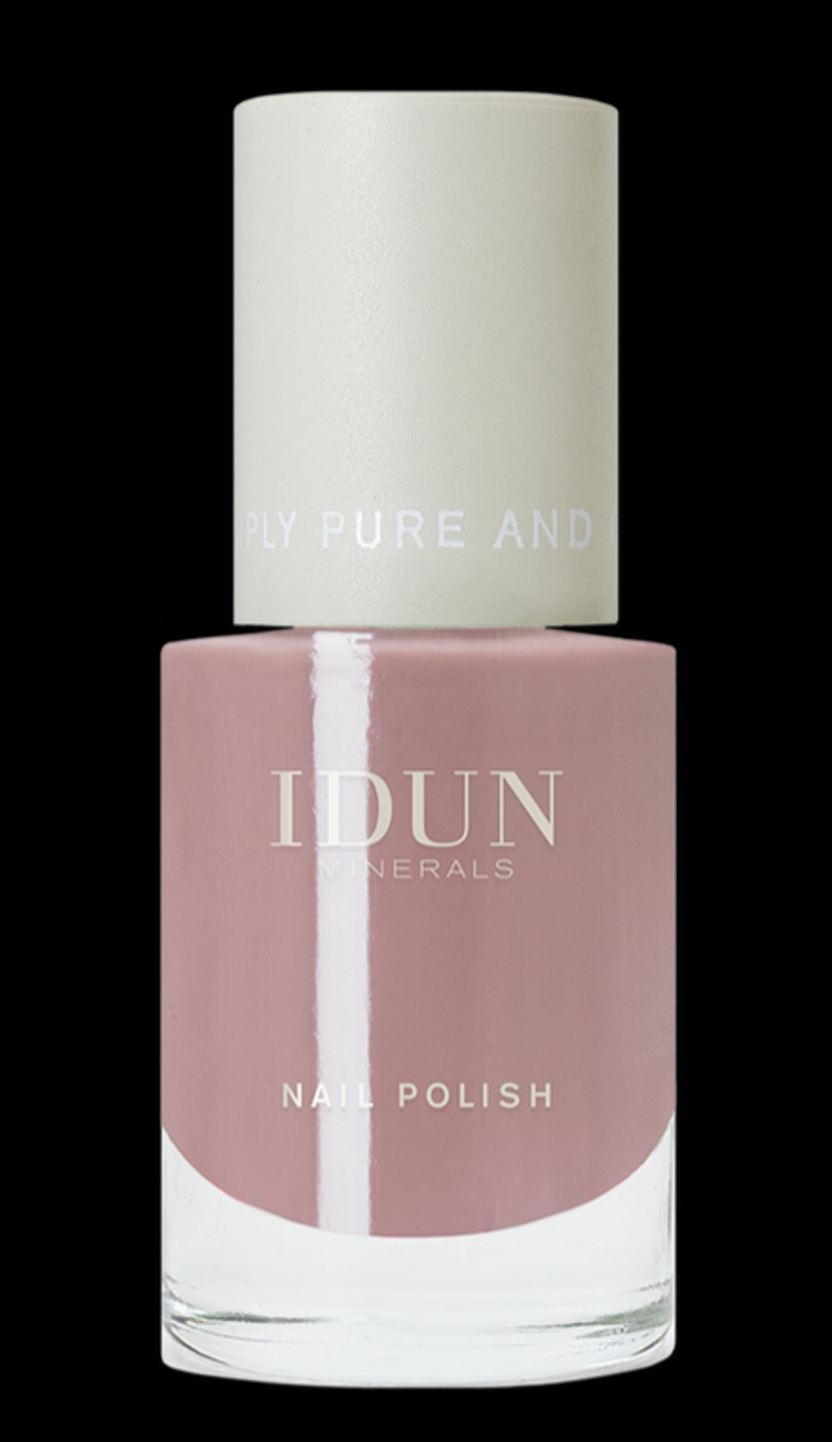 IDUN Minerals Nail Polish Rökkvarts, 11ml.