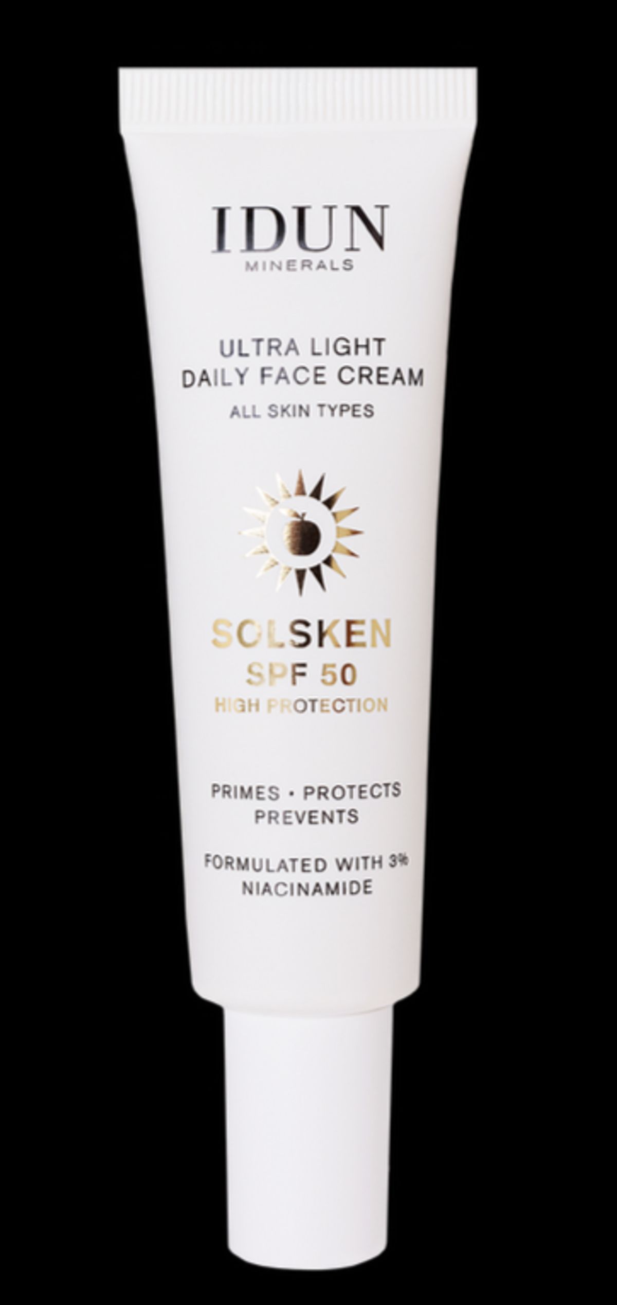 Idun Ultra Light Daily Face Cream, Solsken SPF50, 30ml.