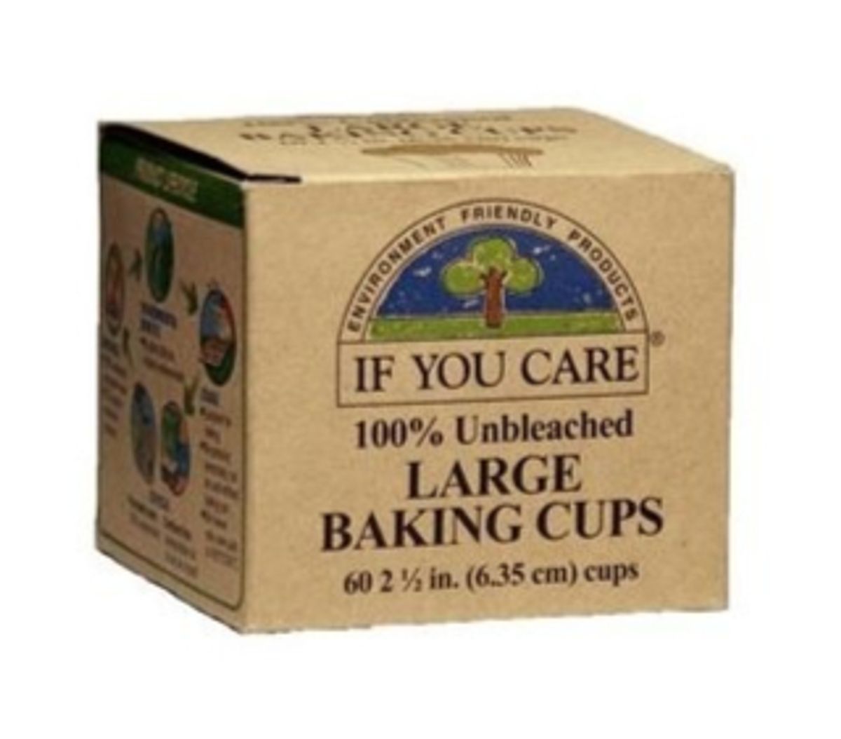 If you care Bageforme large ubleget 100% nedbrydelig 60 stk.