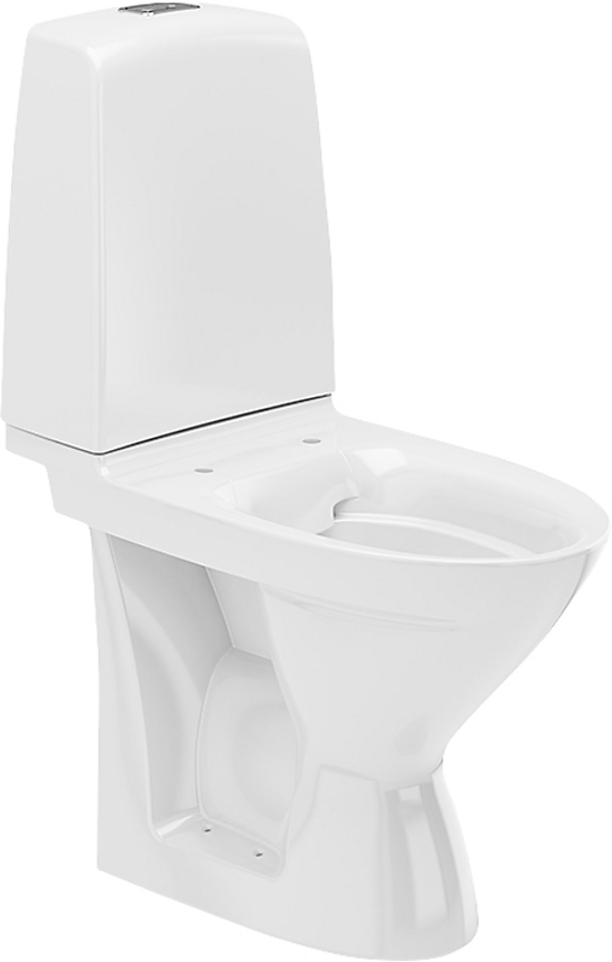 Ifö Spira toilet 6262 P-lås. Rimfree, til limning