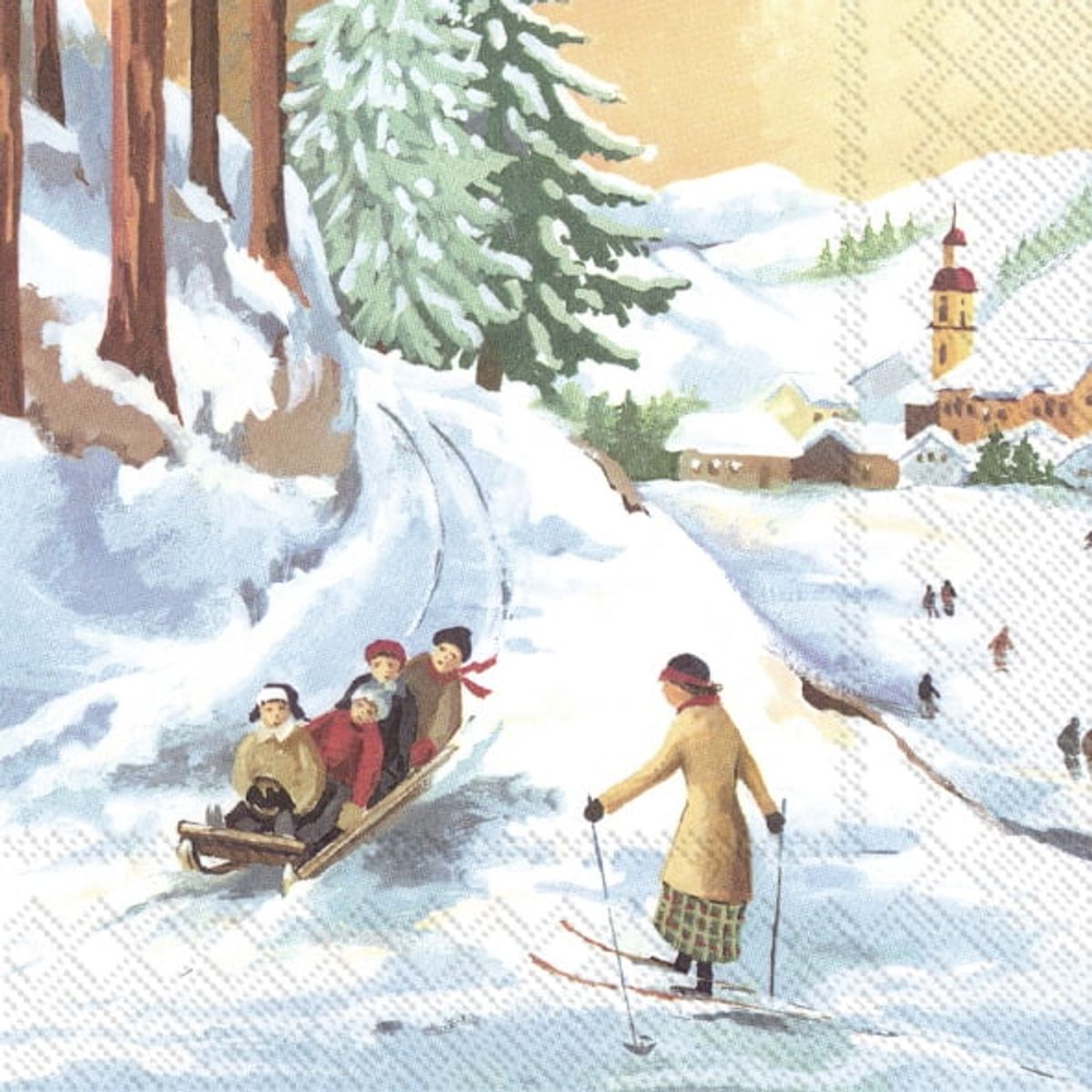 IHR Servietter | Winterfun Lunch | 20 stk | 33x33 cm