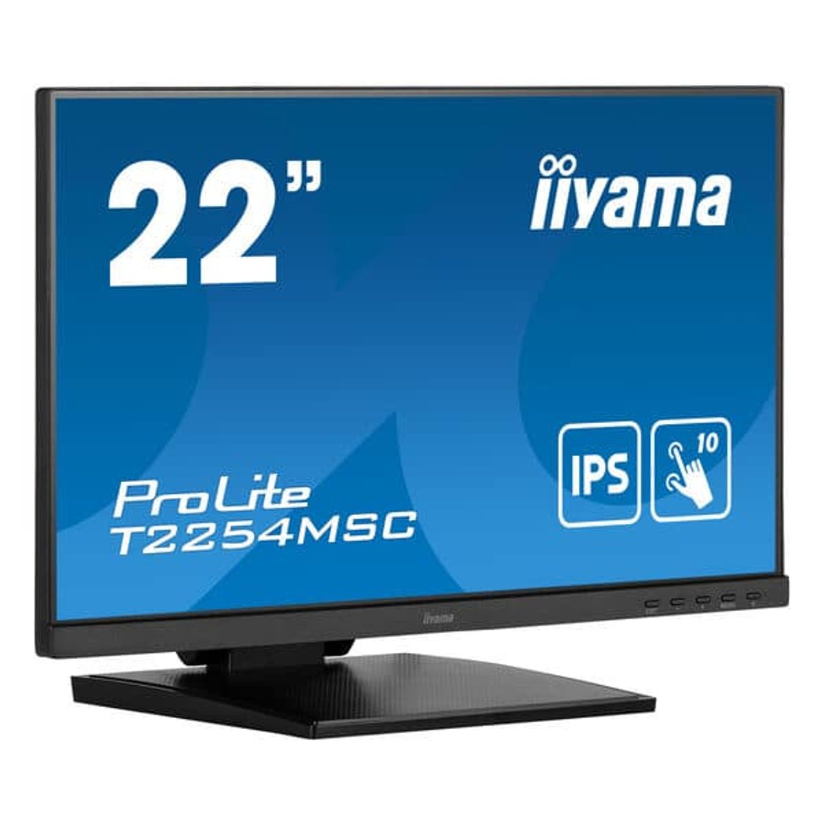 iiyama iiyama ProLite T2254MSC-B1AG computerskærm 54,6 cm (21.5") 1920 x 1080 pixel Fuld HD LED Berøringsskærm Sort