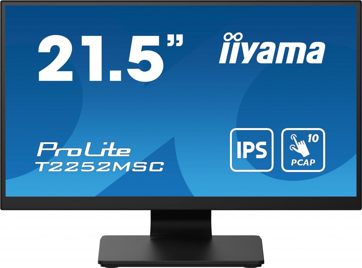 iiyama ProLite T2252MSC-B2 22 1920 x 1080 (Full HD) HDMI DisplayPort 60Hz