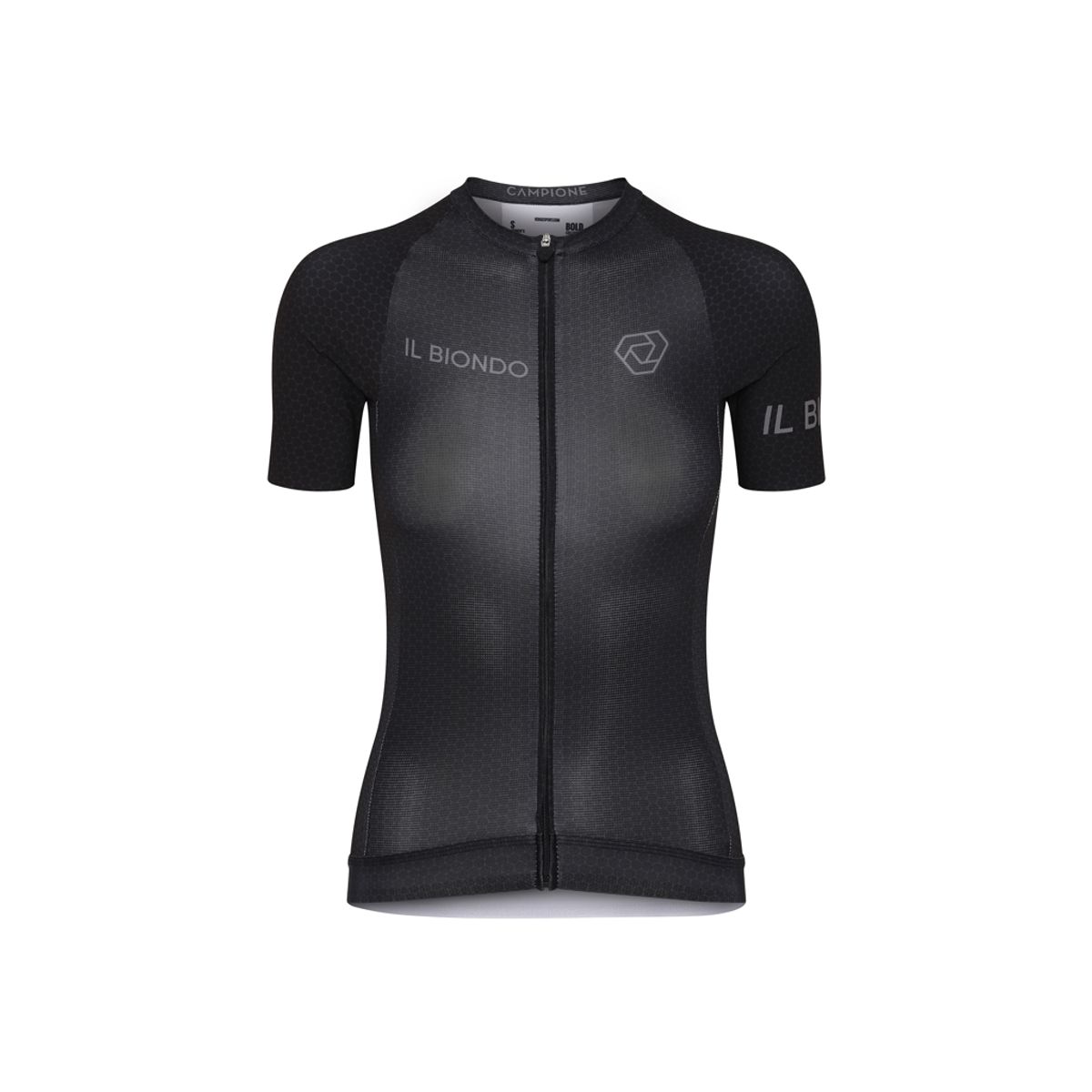 Il Biondo Road Warrior - Cykeltrøje - Strike 2.0 Touring - Dame - Sort - L